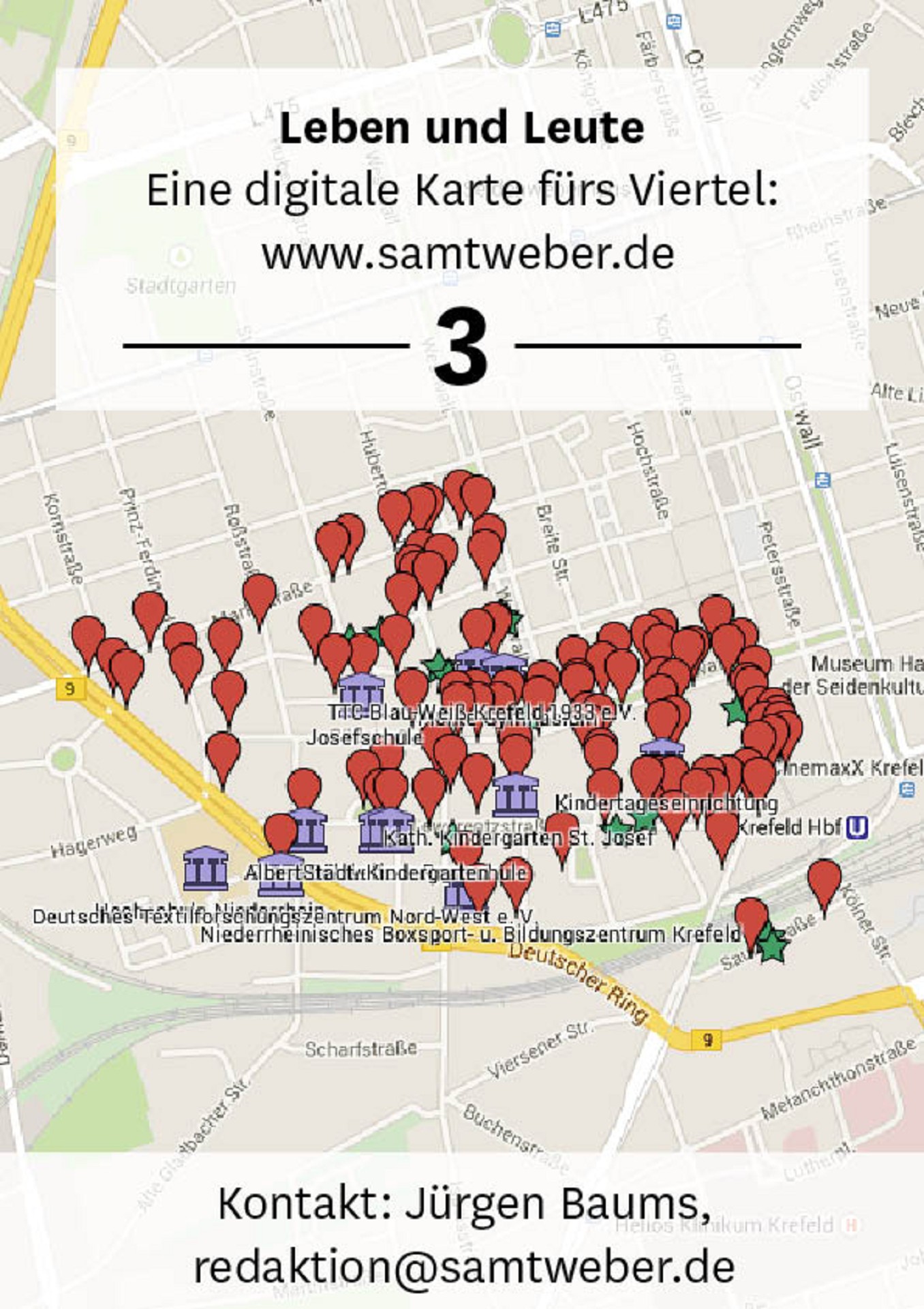Kalender 2014, 3. Dezember, Kartengrundlage: Google Maps, Erstellung: Jürgen Baums